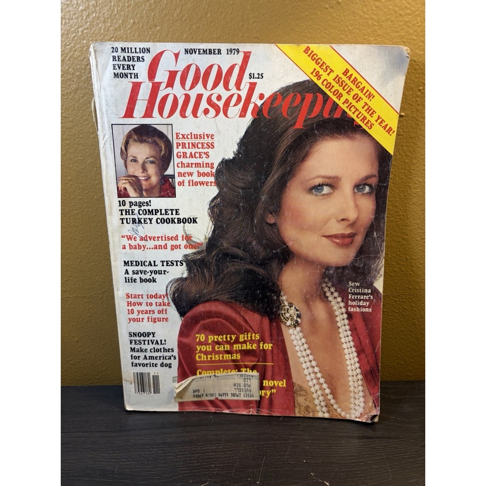 Vintage - Good Housekeeping Magazine -November 1979  "Christina Ferrare Fashion"